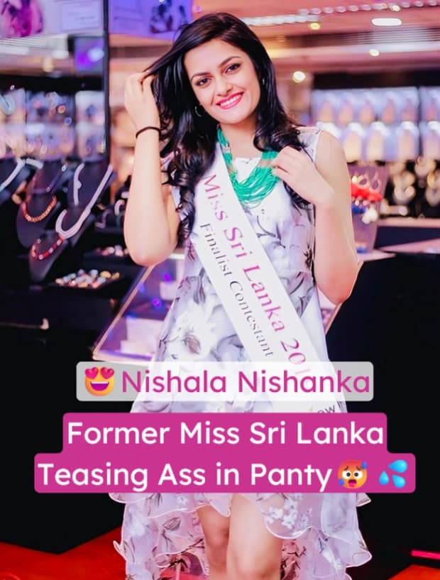 Featured image for Nishala Nishanka Sri Lankan Beauty Shows Off Her Ass in Sexy Panty