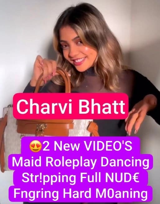 Featured image for Charvi Bhatt Nude Dancing Stripping and Fingering in Maid Roleplay