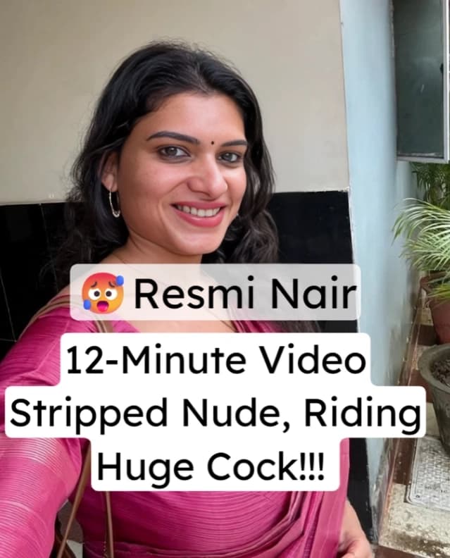 Featured image for Resmi Nair Nude Riding Big Cock and Moaning Loud