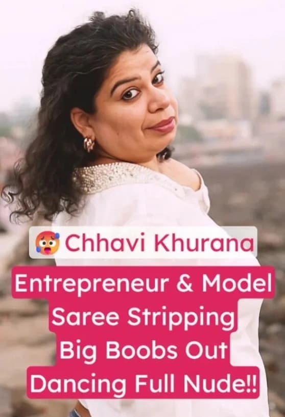 Featured image for Chhavi Khurana Nude Saree Tease Big Tits Out Full Nude Dancing