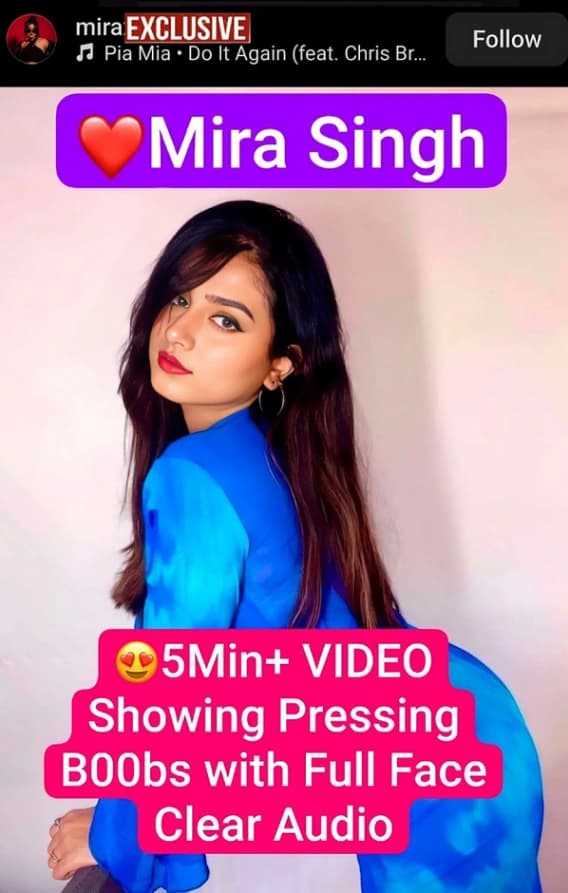 Featured image for M!ra Singh Hot Influencer Str!ps Naked Showing B00bs with Face Revealed and Clear Audio