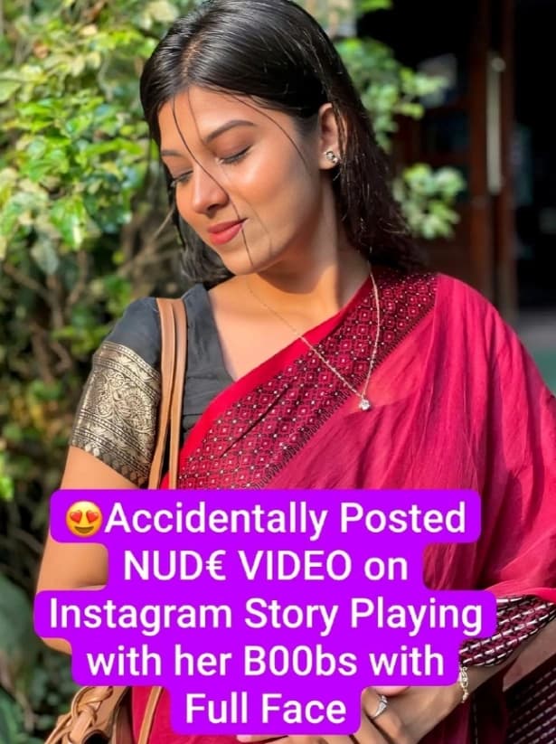 Featured image for Desi Girl's Nude Video Leak on Instagram Story Playing with Tits